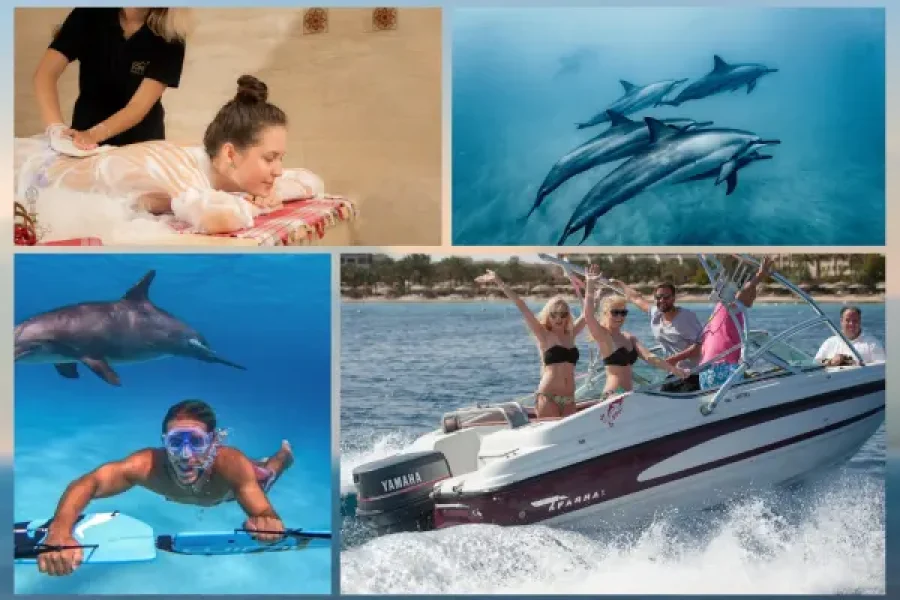 Private Speedboat Tour with Water Sports with Turkish Hammam